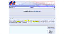 Desktop Screenshot of intranet.minipak.com.co
