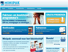 Tablet Screenshot of minipak.nl